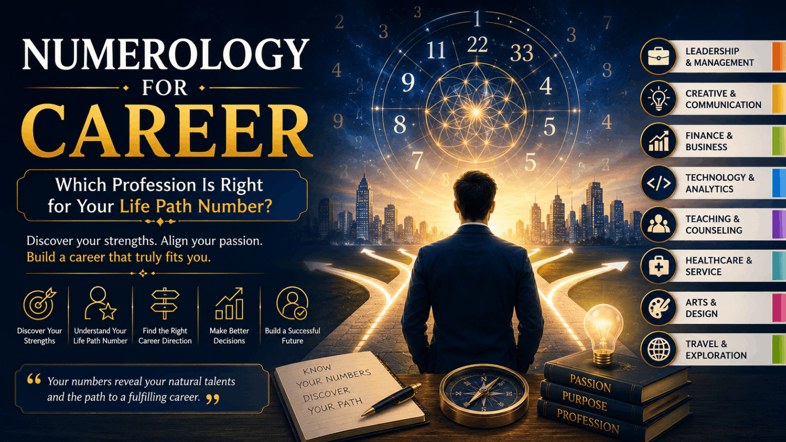 Numerology for Career: Which Profession Is Right for Your Life Path Number?